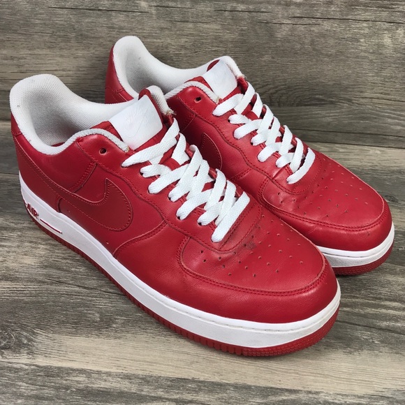 Nike Other - Nike Air Force 1 ‘07 AF1 Low Varsity Red Sneakers